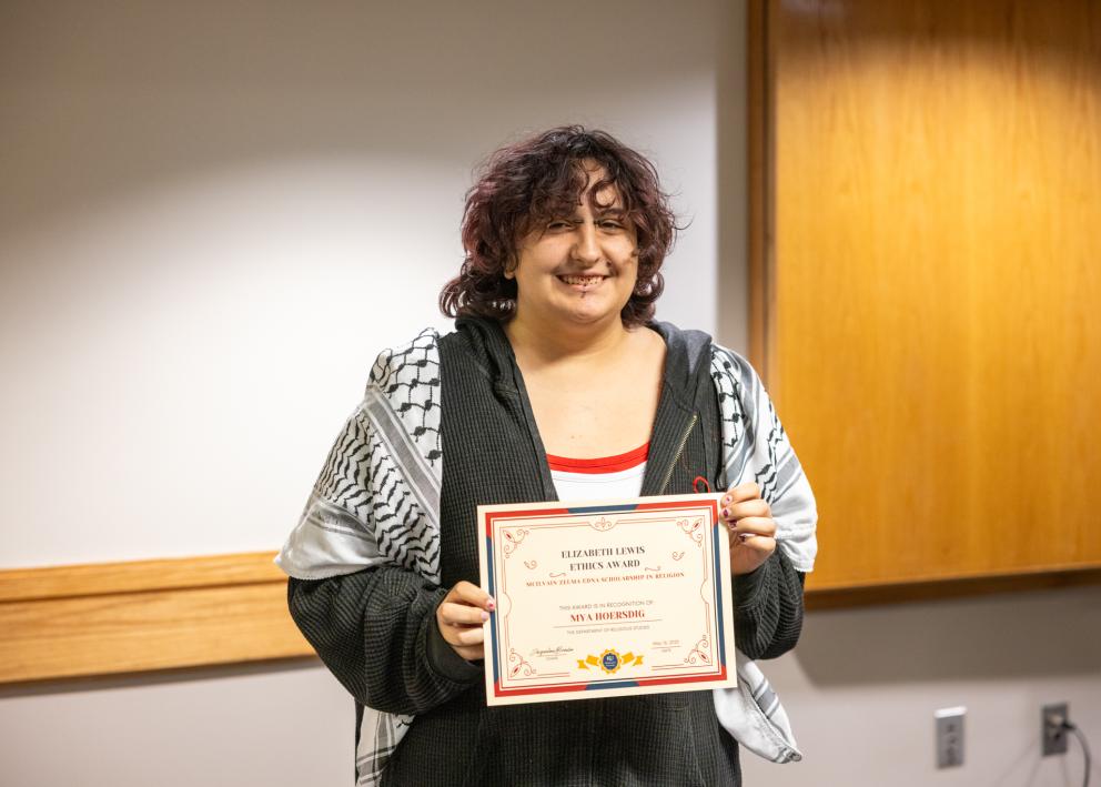 Mya Hoersdig recognition Ceremony - 2025