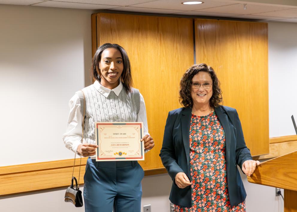 Jaina Richardson recognition Ceremony - 2025