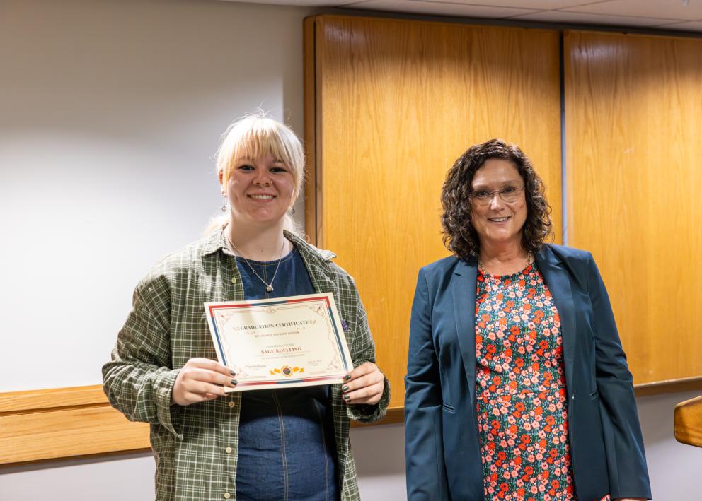 recognition Ceremony - 2025 Sage Koelling